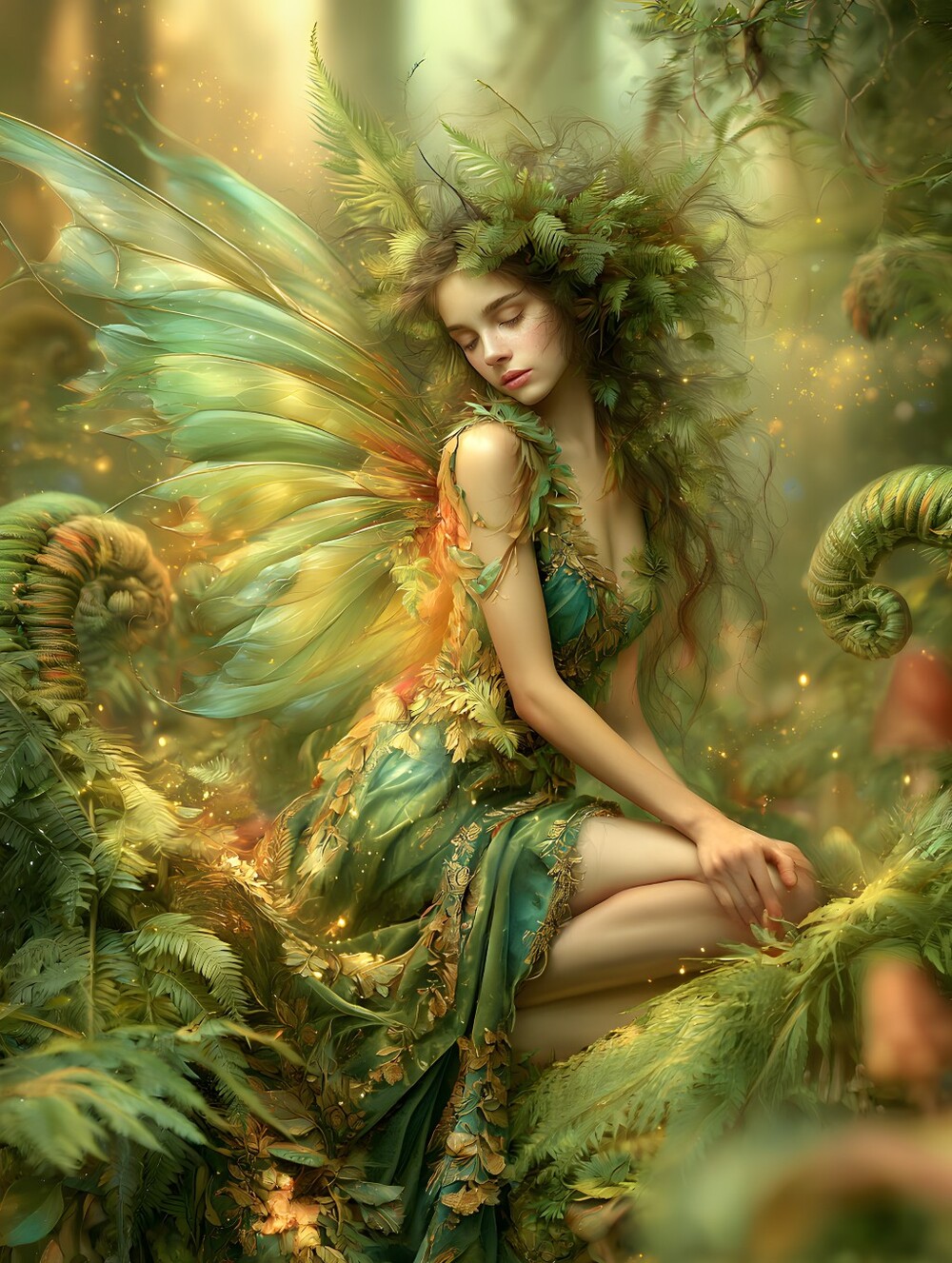 4pc=Beautiful Fairies Prints